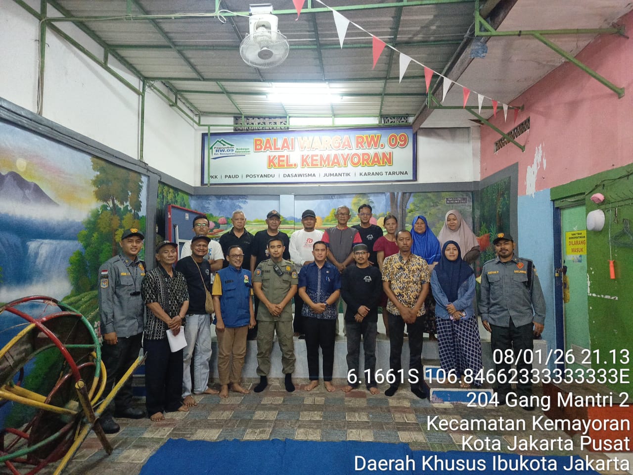 Musyawarah Bersama Ketua RW 09